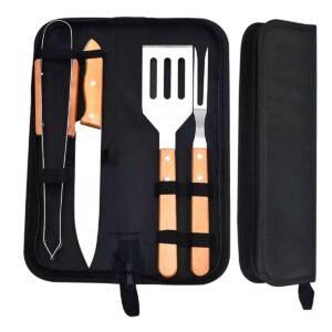 Kit Asado Bbq 4 Pzs Utensilios COD: 911475